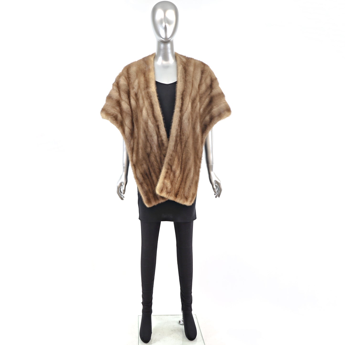Autumn Haze Mink Stole- Size Free