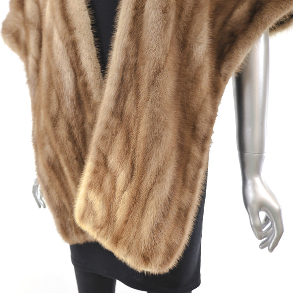 Autumn Haze Mink Stole- Size Free