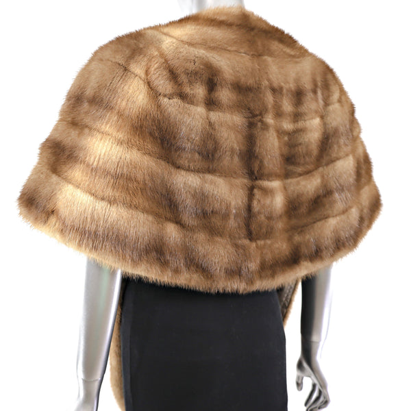 Autumn Haze Mink Stole- Size Free