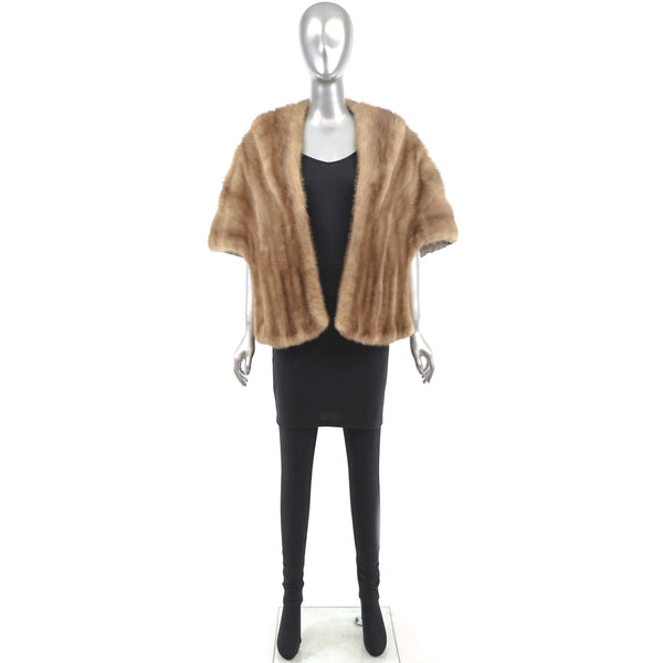 Autumn Haze Mink Stole- Size Free