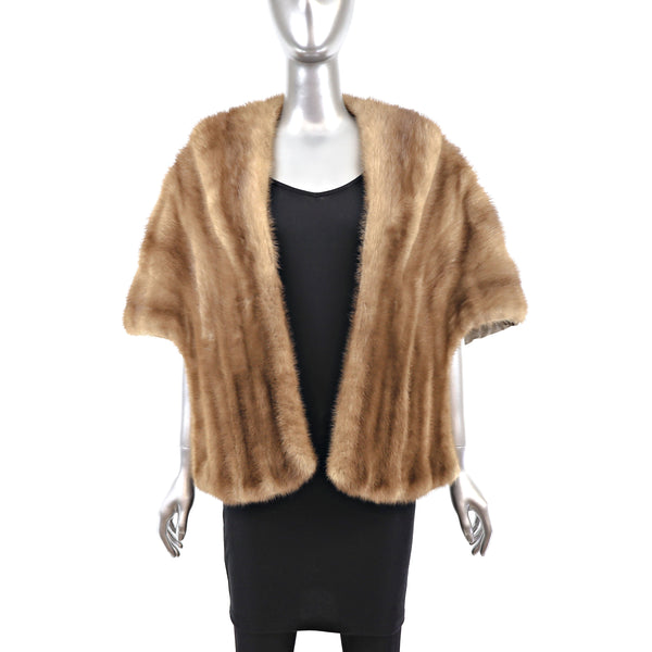 Autumn Haze Mink Stole- Size Free