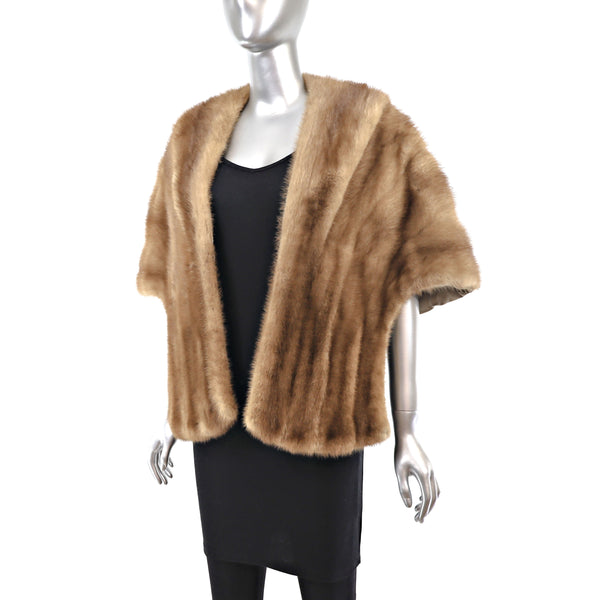 Autumn Haze Mink Stole- Size Free