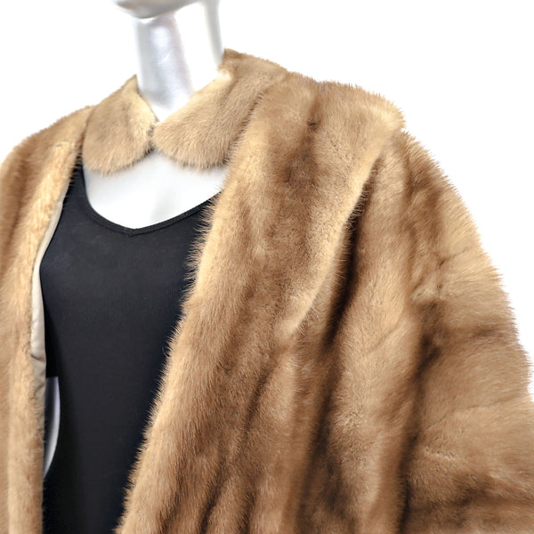 Autumn Haze Mink Stole- Size Free