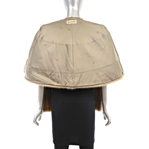Autumn Haze Mink Stole- Size Free