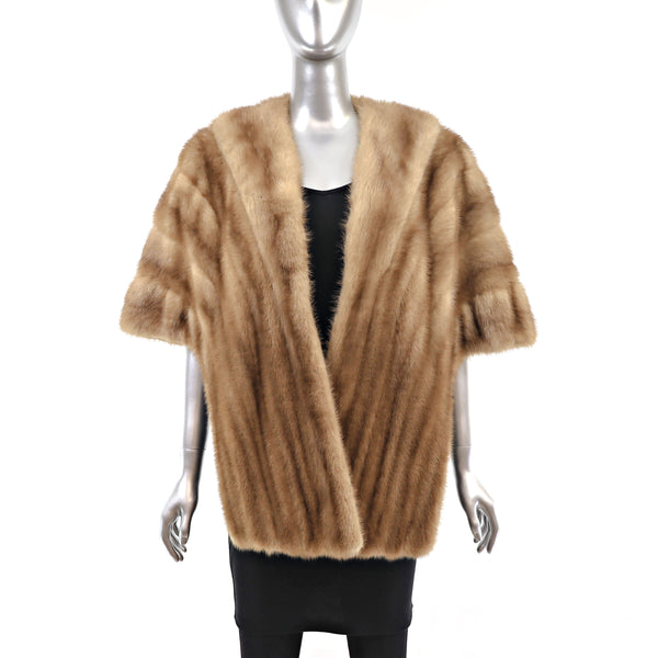 Autumn Haze Mink Stole- Size Free