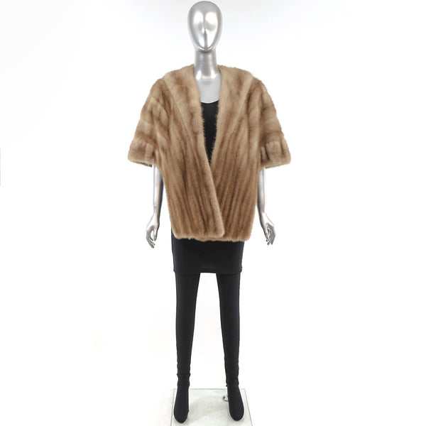 Autumn Haze Mink Stole- Size Free