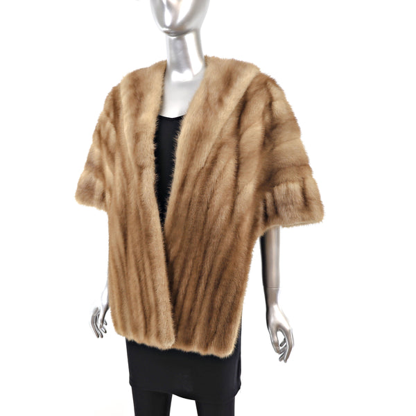 Autumn Haze Mink Stole- Size Free