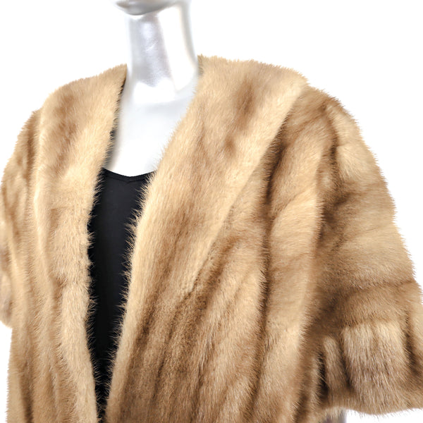 Autumn Haze Mink Stole- Size Free