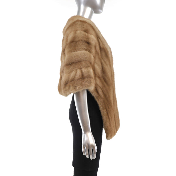 Autumn Haze Mink Stole- Size Free