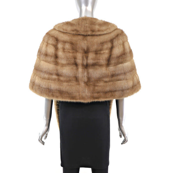 Autumn Haze Mink Stole- Size Free