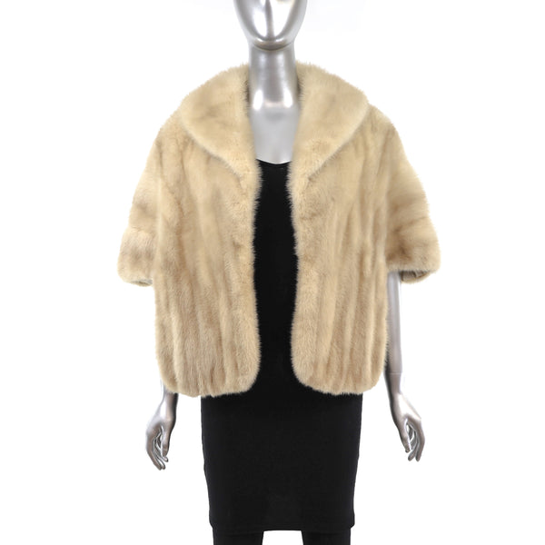 Tourmaline Mink Stole- Size Free