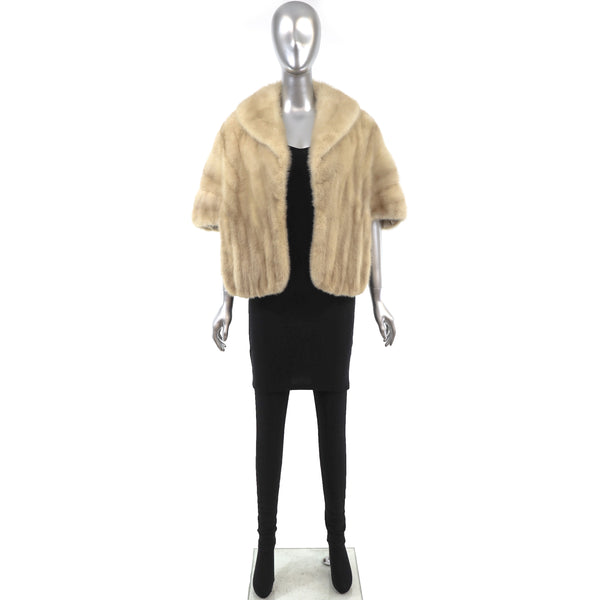 Tourmaline Mink Stole- Size Free