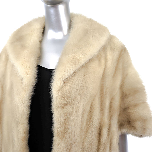 Tourmaline Mink Stole- Size Free