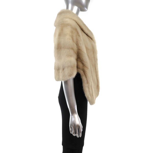 Tourmaline Mink Stole- Size Free