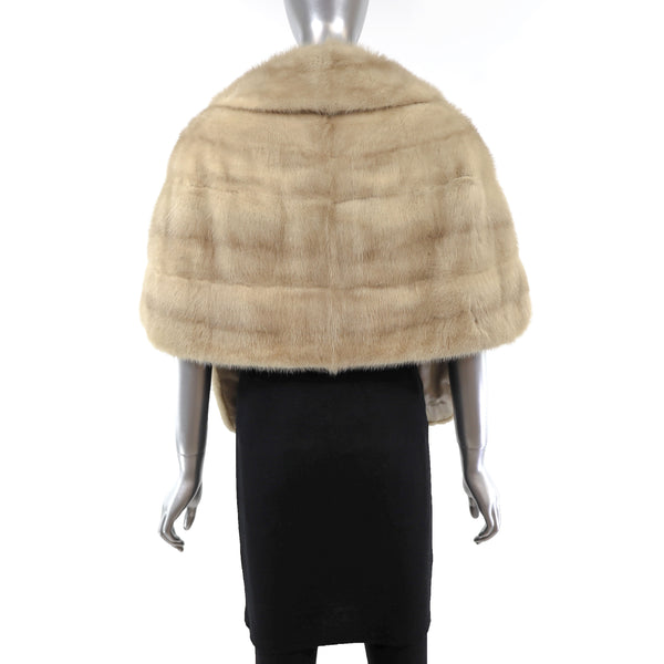 Tourmaline Mink Stole- Size Free