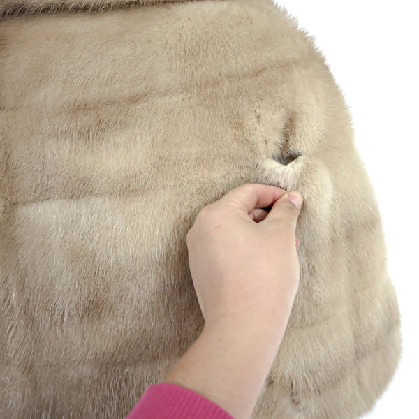 Tourmaline Mink Stole- Size Free