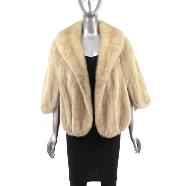 Tourmaline Mink Stole- Size Free