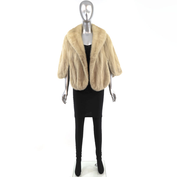 Tourmaline Mink Stole- Size Free