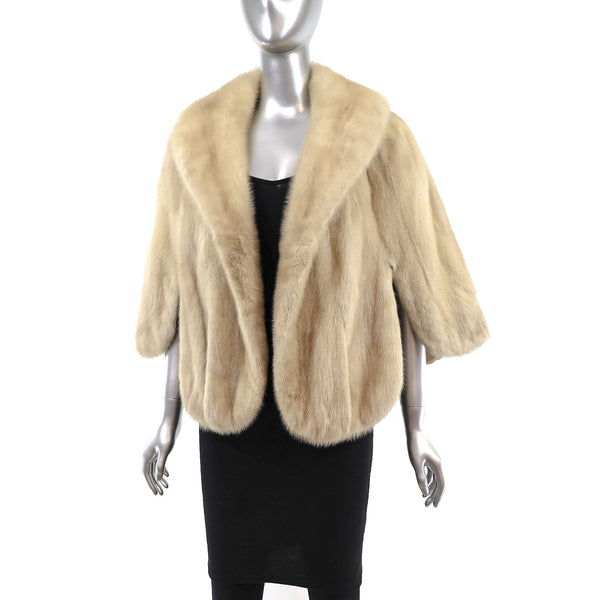 Tourmaline Mink Stole- Size Free