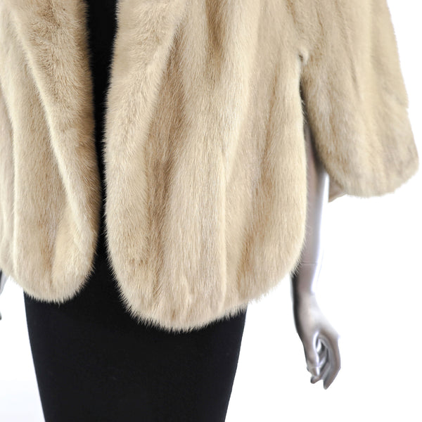 Tourmaline Mink Stole- Size Free