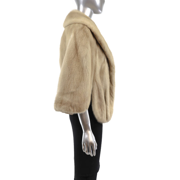 Tourmaline Mink Stole- Size Free