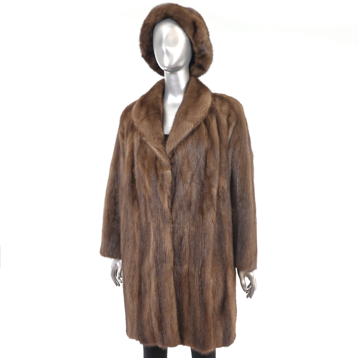 Lunaraine Mink Stroller with Matching Hat- Size L