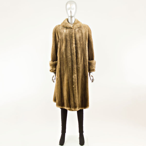 Mouton 3/4 Coat  - Size XL (Vintage Furs)