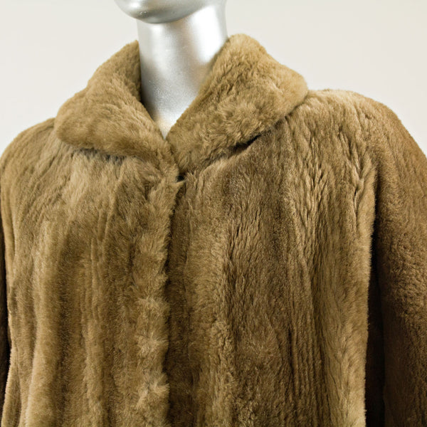 Mouton 3/4 Coat  - Size XL (Vintage Furs)