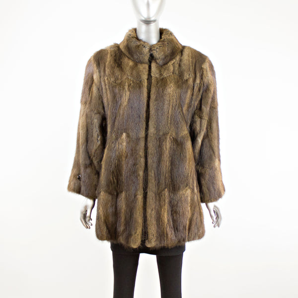 Muskrat Zipper Jacket- Size L