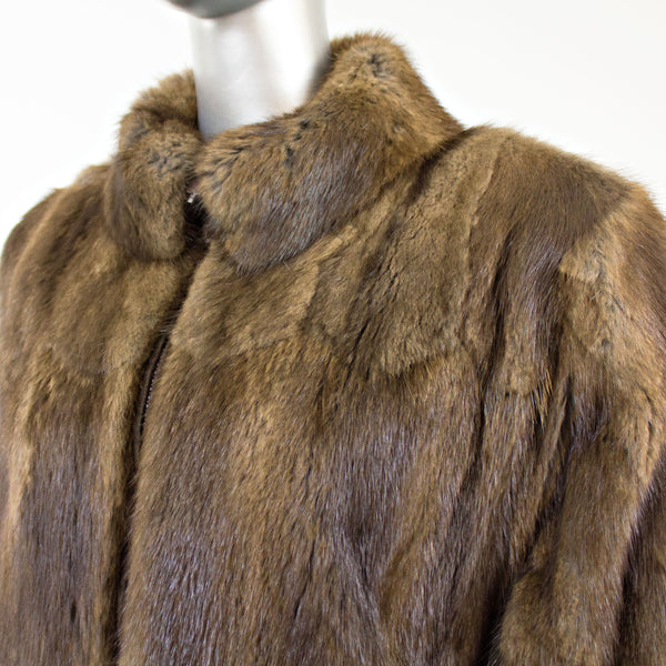 Muskrat Zipper Jacket- Size L