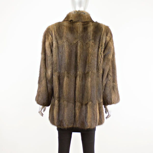 Muskrat Zipper Jacket- Size L