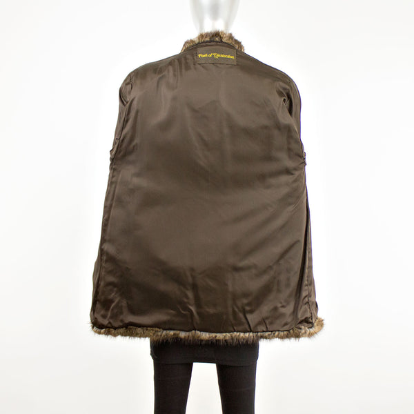 Muskrat Zipper Jacket- Size L