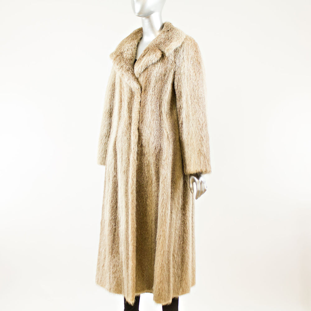 Natural Raccoon coat - Size S (Vintage Furs)