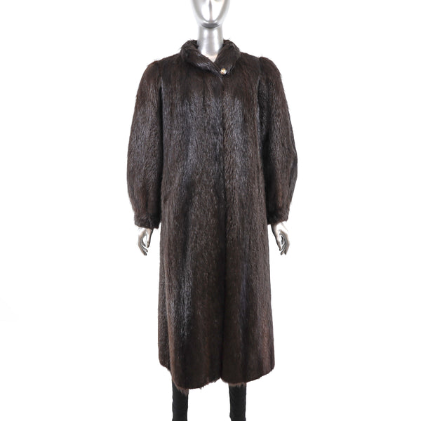 Maximilian Nutria Coat- Size S-M