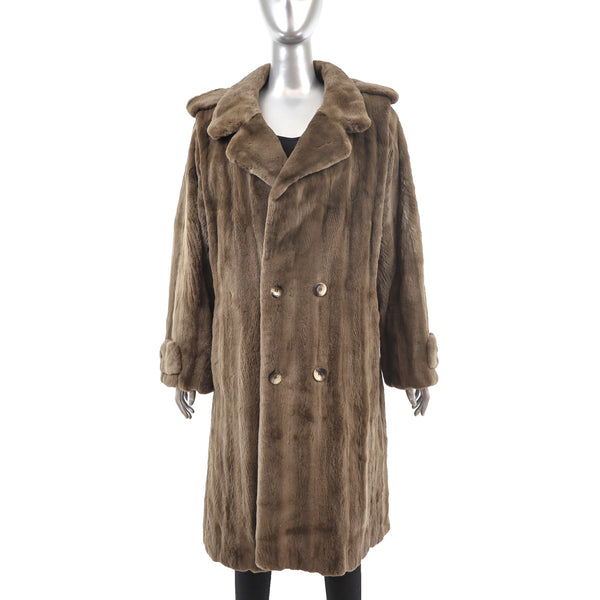Sheared Nutria Coat- Size XL