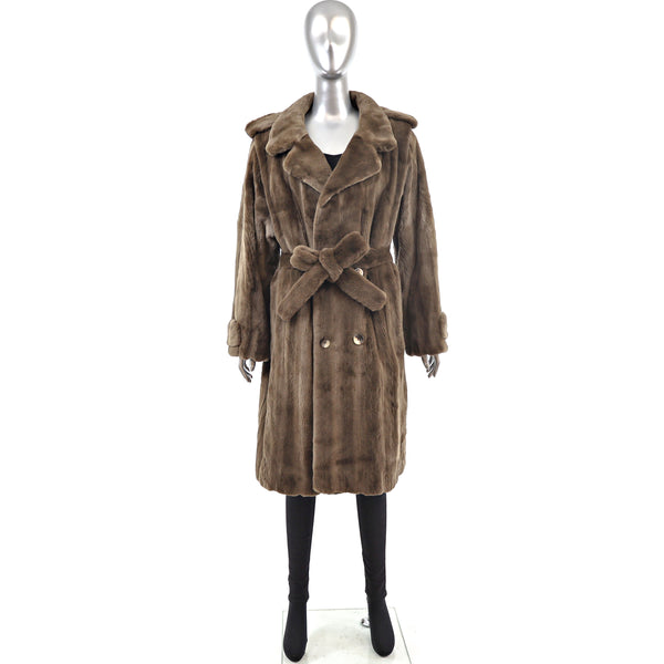 Sheared Nutria Coat- Size XL