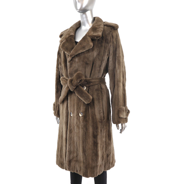 Sheared Nutria Coat- Size XL