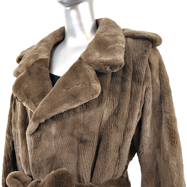 Sheared Nutria Coat- Size XL