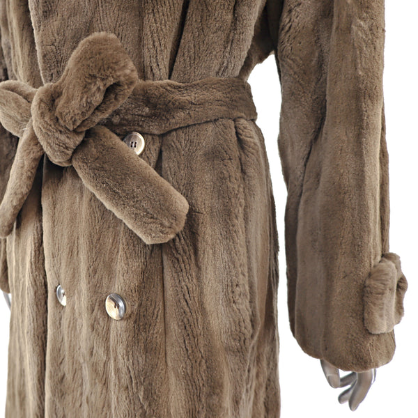 Sheared Nutria Coat- Size XL