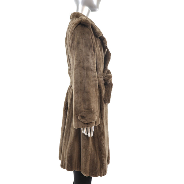 Sheared Nutria Coat- Size XL