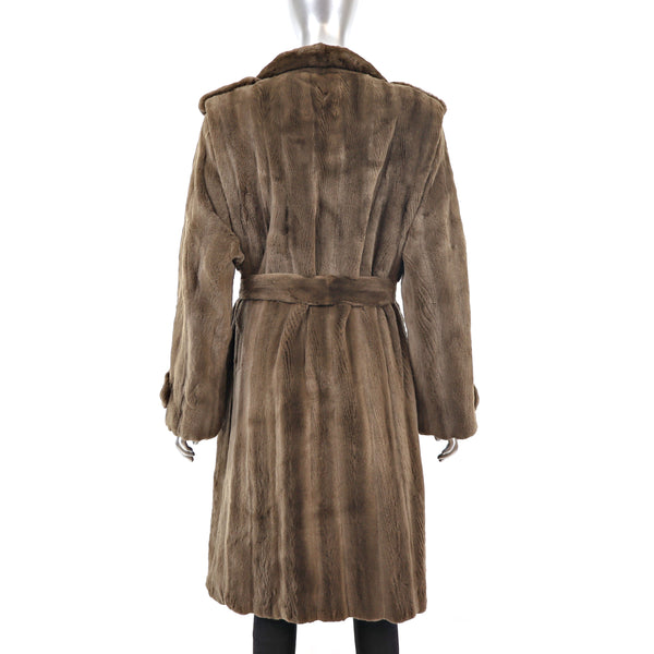 Sheared Nutria Coat- Size XL