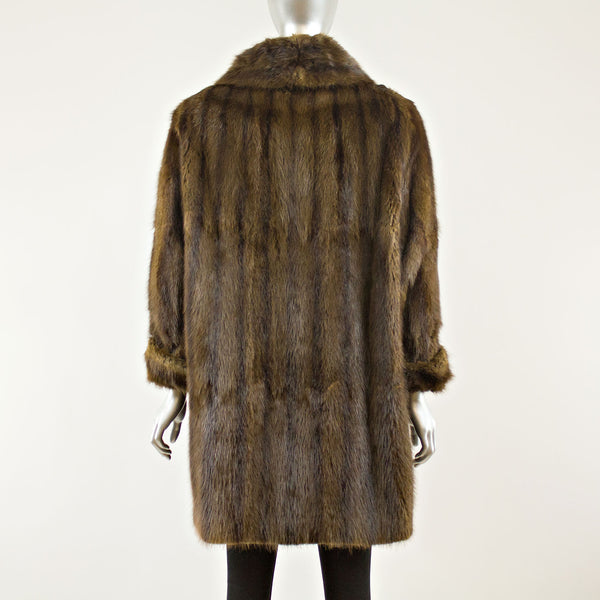 Nutria 3/4 Coat - Size M-L ( Vintage Furs)