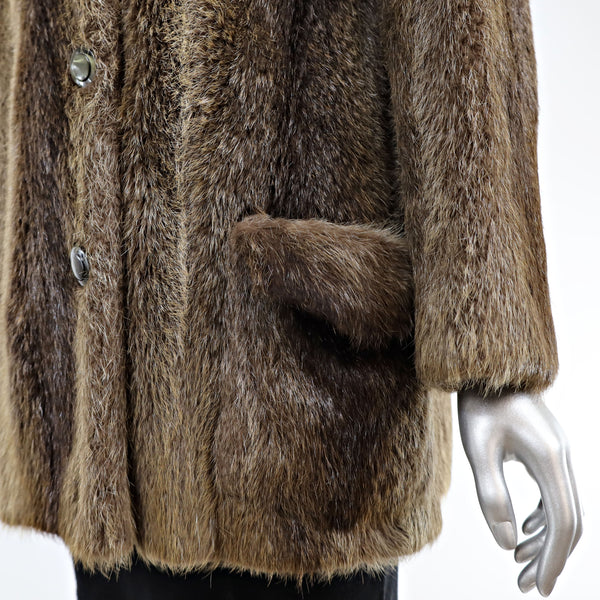 Nutria Jacket- Size S (Vintage Furs)