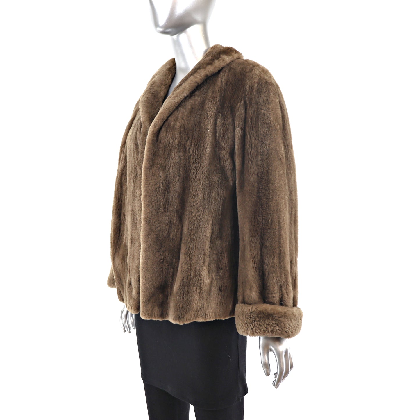 Sheared Nutria Jacket- Size M