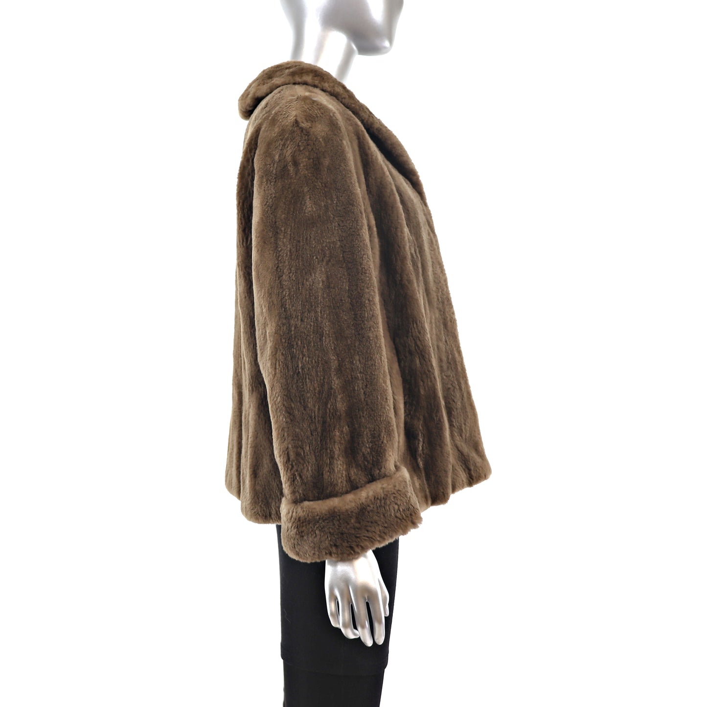 Sheared Nutria Jacket- Size M