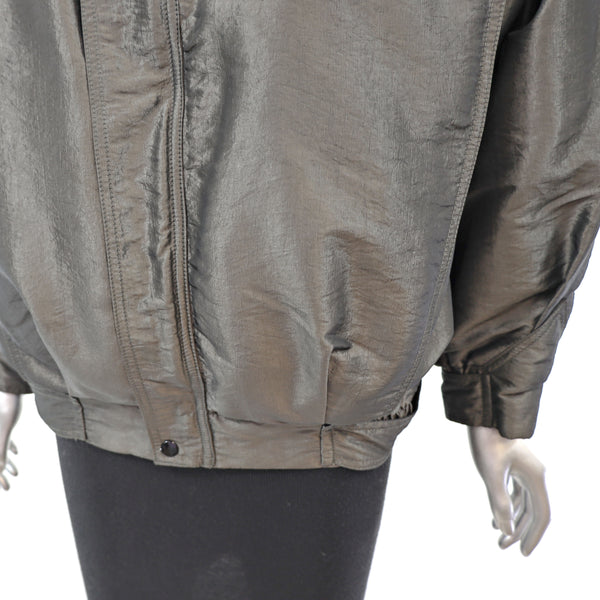 Nutria Jacket Reversible to Taffeta- Size S