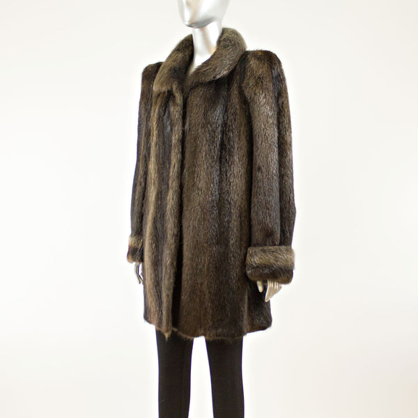Nutria Jacket - Size M ( Vintage Furs)