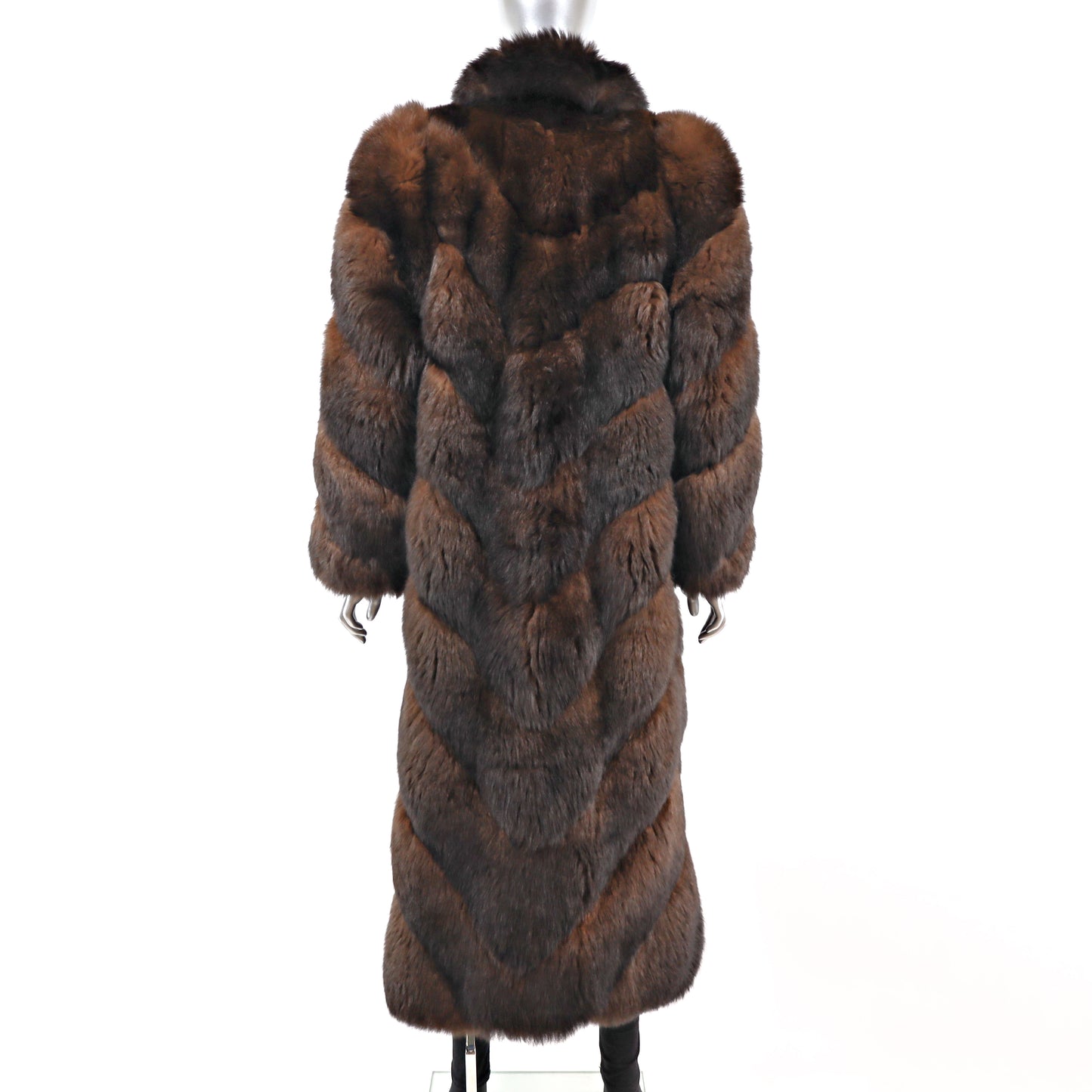 Opossum Coat Reversible to Taffeta- Size M