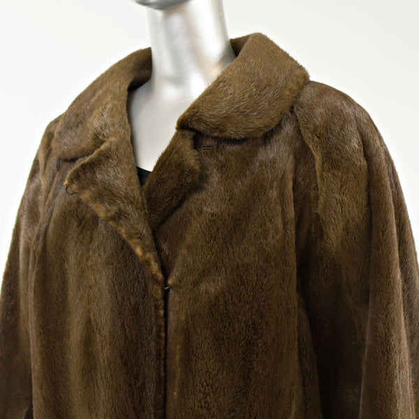 Otter Coat- Size M (Vintage Furs)