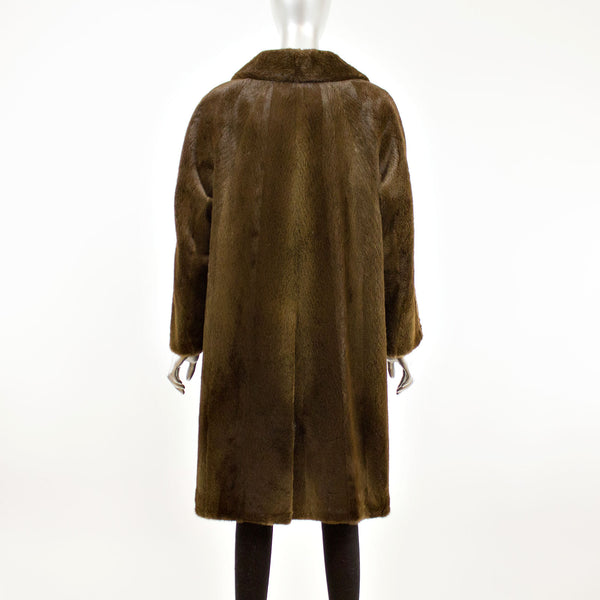 Otter Coat- Size M (Vintage Furs)